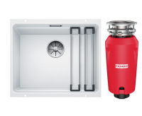 Комплект Мойка Blanco Etagon 500-U 522231 белая + Измельчитель Franke