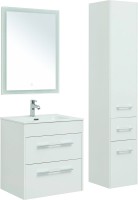 Мебель для ванной комнаты Aquanet Августа 60 белый глянец