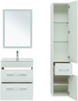Мебель для ванной комнаты Aquanet Августа 60 белый глянец