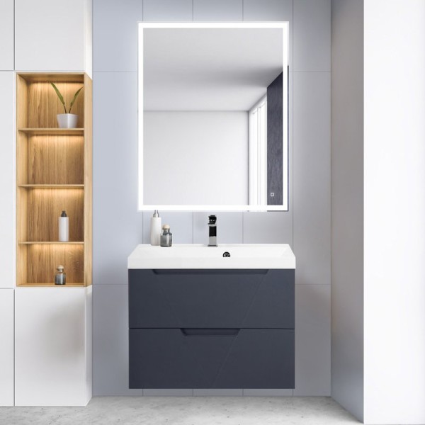 Мебель для ванной комнаты BelBagno Vittoria 70 подвесная, grigio opaco