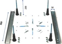 Акриловая ванна Berges Nelu 050019 см, на ножках