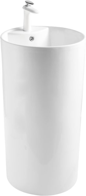 Раковина SantiLine SL-4003MW белая матовая