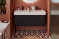 Смеситель для раковины Jacob Delafon Vivienne Signature E38682-LB2-BL матовый черный