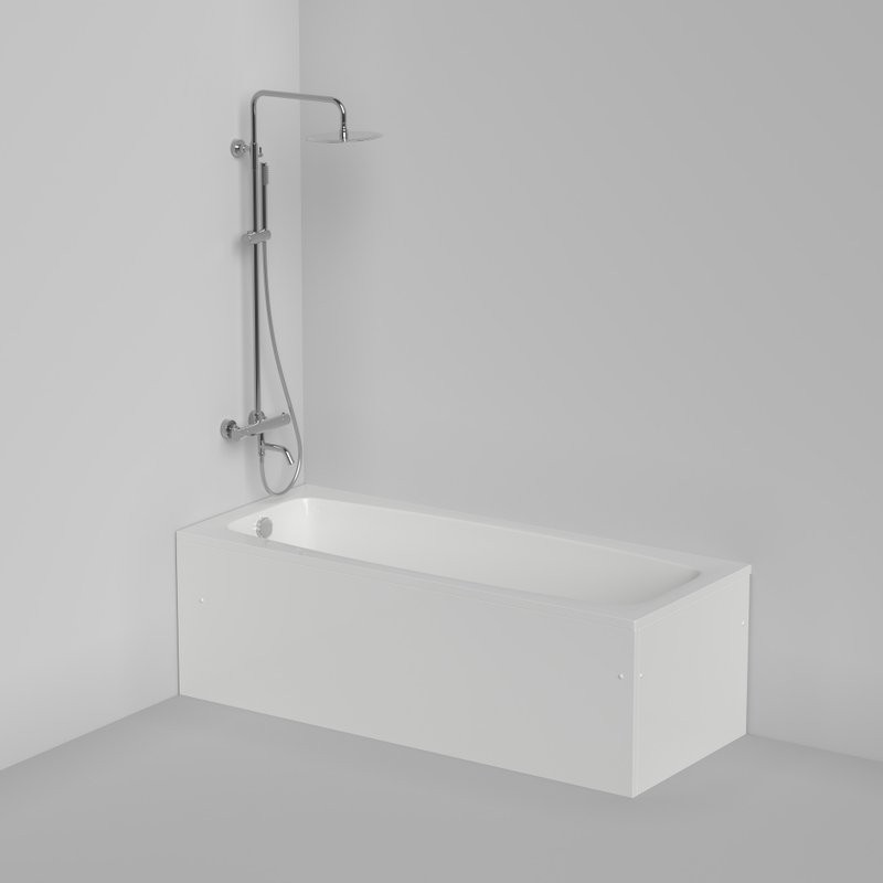 Акриловая ванна Berges Feya 050013 150x70 см, пристенная, белая, с каркасом