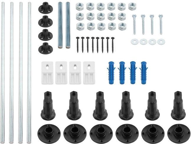 Акриловая ванна Berges Feya 050013 150x70 см, пристенная, белая, с каркасом