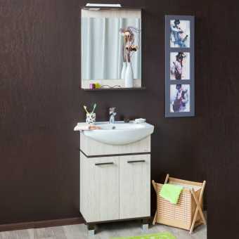 Мебель для ванной Sanflor Толедо 60, венге, орегон