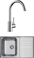 Комплект Мойка Omoikiri Sagami 79 + Смеситель Blanco Mida Silgranit 524201