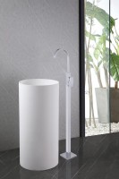 Напольный смеситель для раковины Abber Wasserfall AF8640 С ВНУТРЕННЕЙ ЧАСТЬЮ, хром