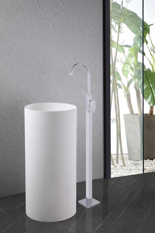 Напольный смеситель для раковины Abber Wasserfall AF8640 С ВНУТРЕННЕЙ ЧАСТЬЮ, хром