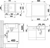 Мойка кухонная Blanco Metra 6 антрацит