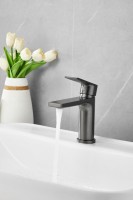 Смеситель для раковины BELZ B678 B10678-3 оружейная сталь Смеситель для раковины BELZ B678 B10678-3 оружейная сталь