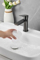 Смеситель для раковины BELZ B678 B10678-3 оружейная сталь Смеситель для раковины BELZ B678 B10678-3 оружейная сталь