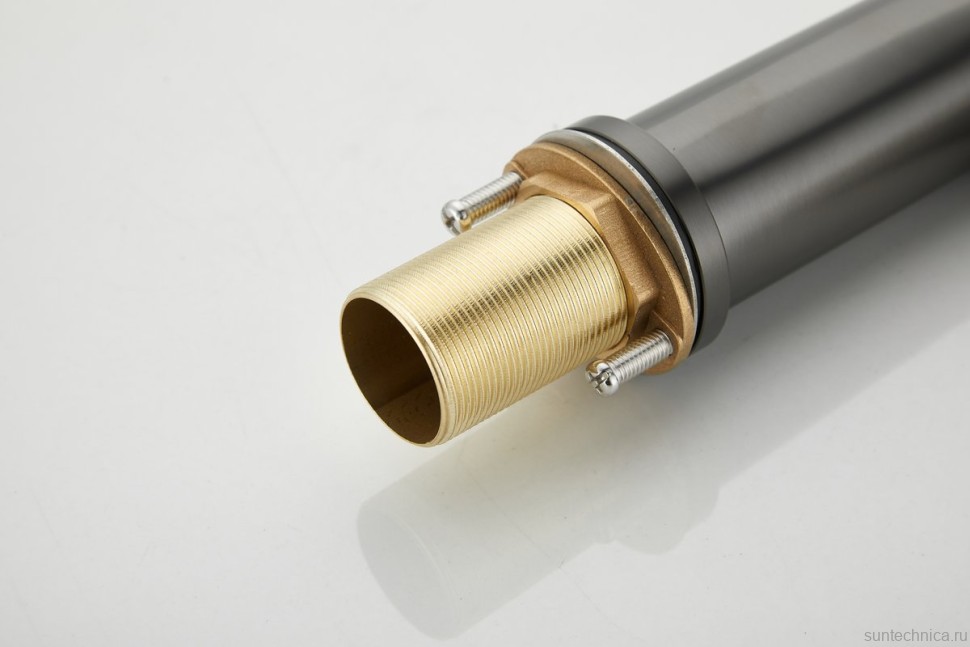 Смеситель для раковины BELZ B678 B10678-3 оружейная сталь