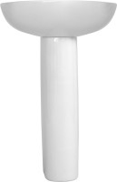 Раковина AQUATEK AQ5420-00 55 глянцевая белая, с пьедесталом