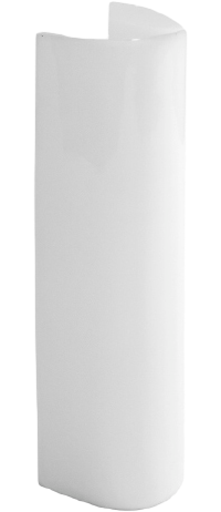 Раковина AQUATEK AQ5420-00 55 глянцевая белая, с пьедесталом