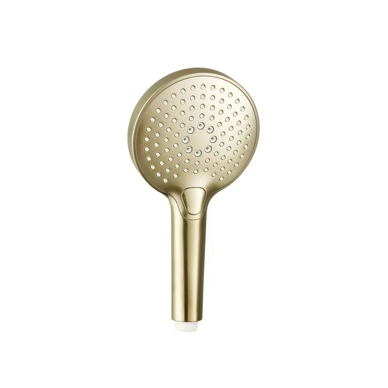 Лейка для душа Aquame, 120 мм, 3 режима, цвет золото шлифованное