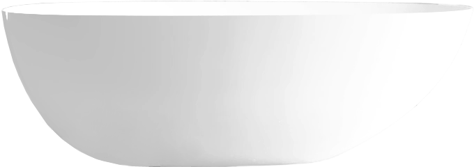 Акриловая ванна Abber AB9211 170x80 см, отдельностоящая, белая, овальная, с каркасом, со сливом-переливом