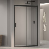 Душевая дверь в нишу RGW Passage PA-016 B 120 см, профиль черный, стекло матовое