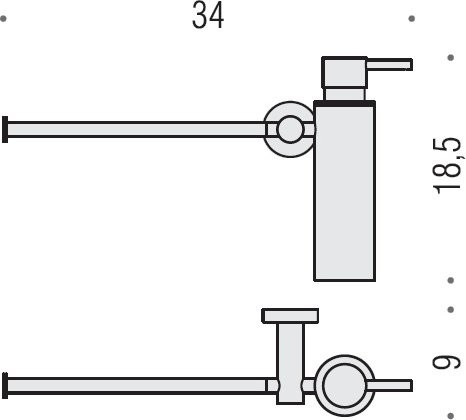 Полотенцедержатель Colombo Design Plus W4975