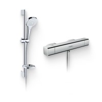 Душевой комплект Термостат Hansgrohe Ecostat E 15773000 для душа + Гарнитур Croma Select  E 26586400