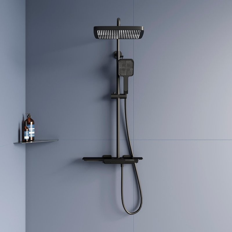 Душевая стойка RGW Shower Panels SP-34-B черная