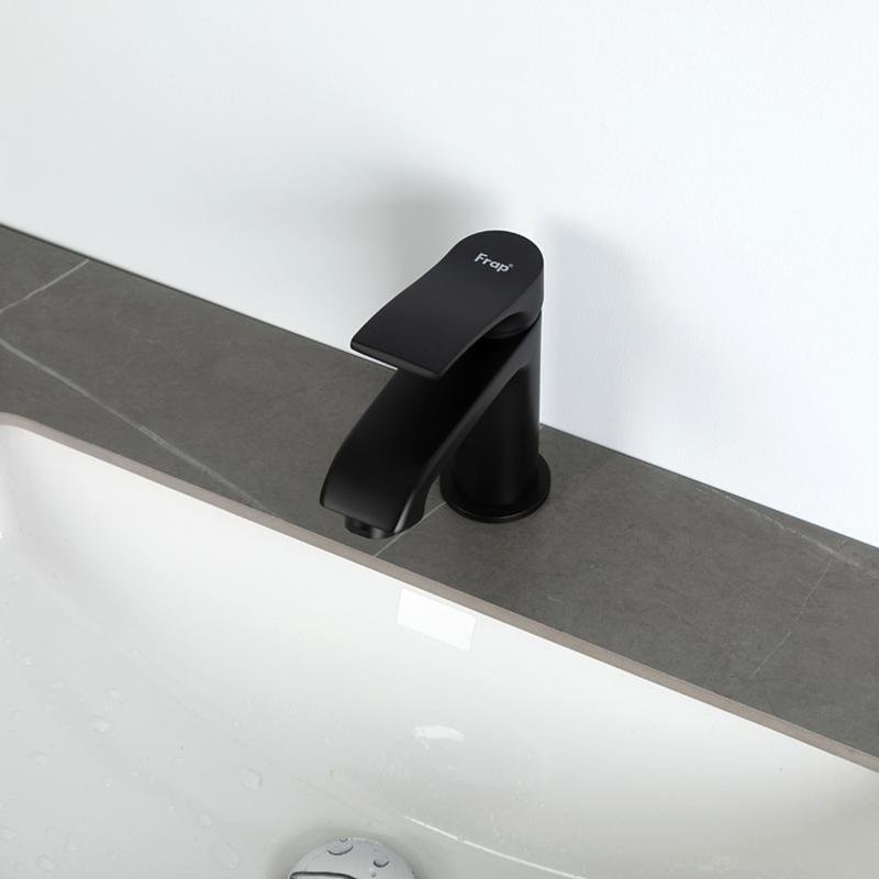 Смеситель для раковины Frap H75 F1075-6 черный