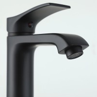 Смеситель для раковины Frap H75 F1075-6 черный Смеситель для раковины Frap H75 F1075-6 черный