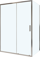 Душевой уголок BelBagno Luce AH-1-140/100-C-Cr профиль хром, стекло прозрачное