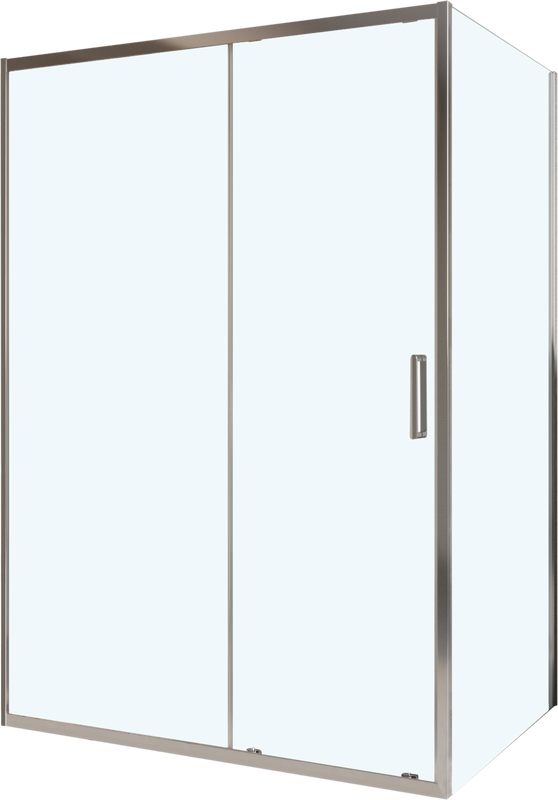 Душевой уголок BelBagno Luce AH-1-140/100-C-Cr профиль хром, стекло прозрачное