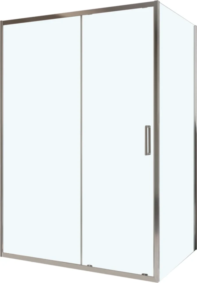 Душевой уголок BelBagno Luce AH-1-140/100-C-Cr профиль хром, стекло прозрачное