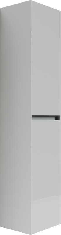 Шкаф пенал для ванной Sancos Cento 35 см белый глянец