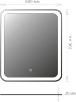 Мебель для ванной комнаты Onika Айленд 60 напольная, графит, дуб крафт золотой