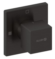 Переключатель потоков Kludi Decus 54847N275 оружейная сталь, на два потребителя