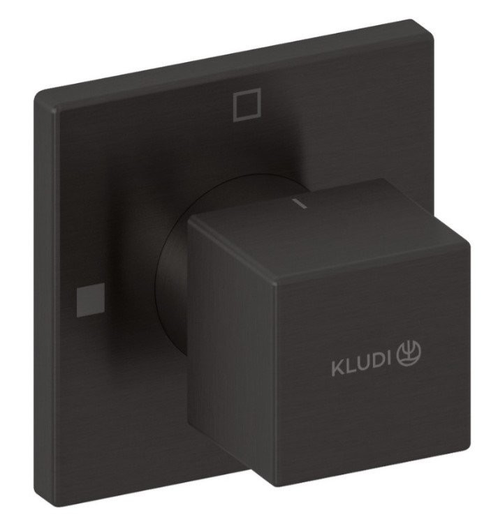 Переключатель потоков Kludi Decus 54847N275 оружейная сталь, на два потребителя