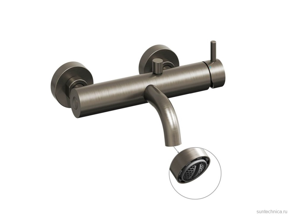 Смеситель для ванны с душем Ravak Espirit ES 022.20GB брашированный графит