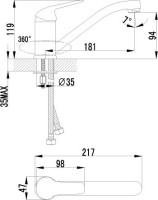 Смеситель для кухни Lemark plus Advance LM1204C