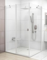 Душевой уголок Ravak Chrome CRV2-120+CPS-100 Transparent, профиль белый