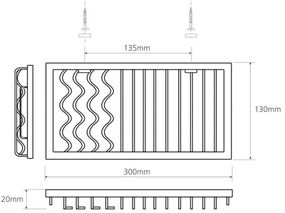 Полка Bemeta Cytro 102308082 для душа