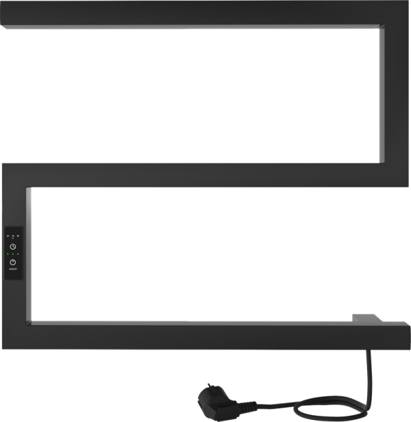 Полотенцесушитель электрический Indigo Sparta DGS40-50BRRt черный муар