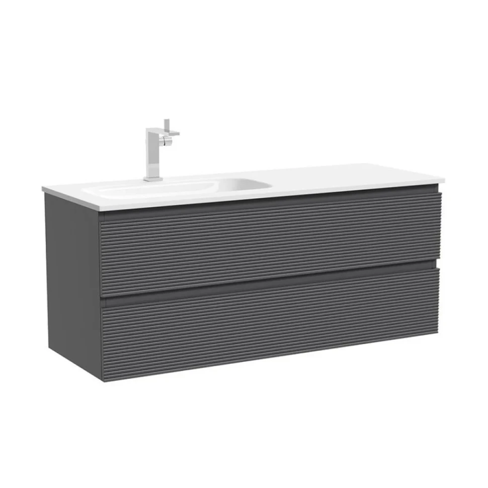 Тумба для ванной подвесная Sancos Folk левая 1195х445х500, FL120LGS