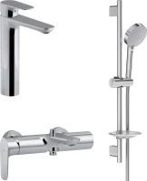 Комплект для ванной Jacob Delafon Aleo E72299-4-CP + E72282-CP + E99898RU-CP