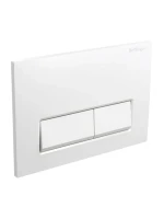 Кнопка смыва для унитаза BelBagno BB-15R-BL пластик, цвет белый глянец