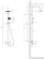 Душевая стойка Agger Easy A3161100 хром