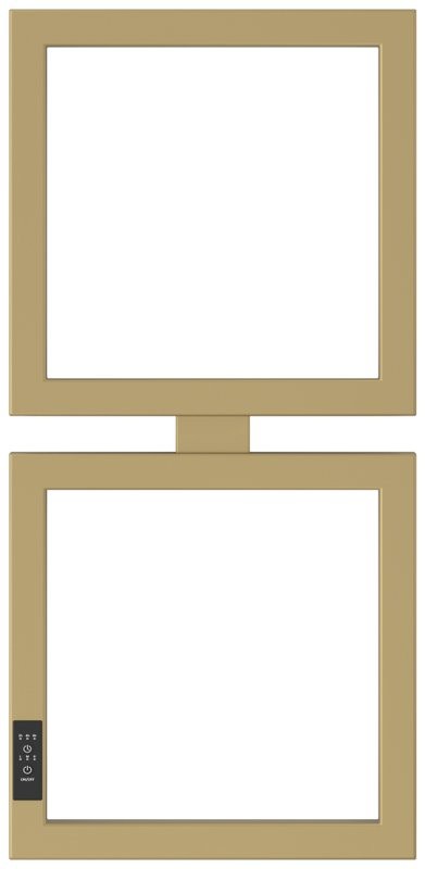 Полотенцесушитель электрический Сунержа Этюд E 32-0844-6030 105x35 см, подключение слева, золотой шелк