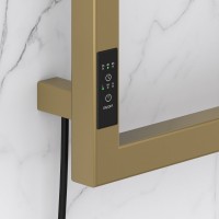 Полотенцесушитель электрический Сунержа Этюд E 32-0844-6030 105x35 см, подключение слева, золотой шелк