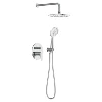 Душевой комплект Cersanit Лара (Lara) 68149 С ВНУТРЕННЕЙ ЧАСТЬЮ, хром