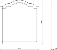 Мебель для ванной комнаты ValenHouse Эстетика 100, синяя, подвесная, ручки хром