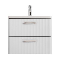 Мебель для ванной комнаты BelBagno Due 50 белый металлик