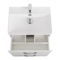 Мебель для ванной комнаты BelBagno Due 50 белый металлик