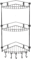 Полка Wasserkraft K-1233 3-ярусная, с крючками
